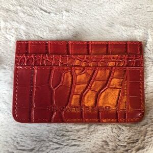 B-Low the Belt Croc Card Case